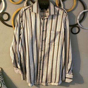 Mens Bugatchi Dress Shirt - Medium